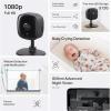 imageTapo 1080p IndoorOutdoor Security Camera  Free PersonMotionBaby Cry Detection Color Night Vision IP65 Weatherproof SDCloud Storage Works wAlexa ampamp Google Home HybridCamBlack