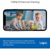 imageTapo 1080p IndoorOutdoor Security Camera  Free PersonMotionBaby Cry Detection Color Night Vision IP65 Weatherproof SDCloud Storage Works wAlexa ampamp Google Home HybridCamWhite