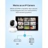 imageTapo 1080p PanTilt IndoorOutdoor Security Camera  Free PersonBaby Cry Detect ampamp Motion Track 360 Pan Color Night Vision SDCloud Storage Works wAlexa ampamp Google Home HybridCam 360White