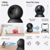 imageTapo 1080p PanTilt IndoorOutdoor Security Camera  Free PersonBaby Cry Detect ampamp Motion Track 360 Pan Color Night Vision SDCloud Storage Works wAlexa ampamp Google Home HybridCam 360Black