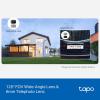 imageTapo 2K 3MP IndoorOutdoor Dual Lens PanTilt Security Camera  130 WideAngle  6mm Telephoto 360 Pan Free PersonVehicle Detection SDCloud Storage Works wAlexa ampamp Google Home  HybridCam Duo
