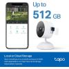 imageTapo 2K 3MP IndoorOutdoor Security Camera  Free PersonMotionBaby Cry Detection Color Night Vision IP65 Weatherproof SDCloud Storage Works wAlexa ampamp Google Home HybridCam2K 3MP  White