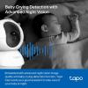 imageTapo 2K 3MP PanTilt IndoorOutdoor Security Camera  Free PersonBaby Cry Detect ampamp Motion Track 360 Pan Color Night Vision SDCloud Storage Works wAlexa ampamp Google Home HybridCam 360White