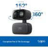 imageTapo 2K 3MP PanTilt IndoorOutdoor Security Camera  Free PersonBaby Cry Detect ampamp Motion Track 360 Pan Color Night Vision SDCloud Storage Works wAlexa ampamp Google Home HybridCam 360Black
