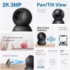 imageTapo 2K 3MP PanTilt IndoorOutdoor Security Camera  Free PersonBaby Cry Detect ampamp Motion Track 360 Pan Color Night Vision SDCloud Storage Works wAlexa ampamp Google Home HybridCam 360Black