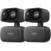 imageTapo 2K 3MP PanTilt IndoorOutdoor Security Camera  Free PersonBaby Cry Detect ampamp Motion Track 360 Pan Color Night Vision SDCloud Storage Works wAlexa ampamp Google Home HybridCam 360Black