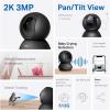 imageTapo 2K 3MP PanTilt IndoorOutdoor Security Camera  Free PersonBaby Cry Detect ampamp Motion Track 360 Pan Color Night Vision SDCloud Storage Works wAlexa ampamp Google Home HybridCam 360Black