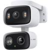 imageTapo 2K 3MP IndoorOutdoor Dual Lens PanTilt Security Camera  130 WideAngle  6mm Telephoto 360 Pan Free PersonVehicle Detection SDCloud Storage Works wAlexa ampamp Google Home  HybridCam Duo