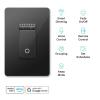 imageKasa Smart Light Switch HS200 Single Pole Needs Neutral Wire 24GHz WiFi Light Switch Works with Alexa and Google Home UL Certified No Hub Required  White HS200Black