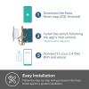 imageKasa Smart Light Switch HS200 Single Pole Needs Neutral Wire 24GHz WiFi Light Switch Works with Alexa and Google Home UL Certified No Hub Required  White HS200Light Almond