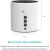 imageTPLink  BE25 DualBand BE5000 WiFi 7 Mesh WiFi System  4Stream 5 Gbps 240 Mhz  Covers up to 6600 SqFt  2X 25G Ports Wired Backhaul  VPNMLO AIRoaming HomeShield 3Pack2 Pack