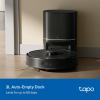 imageTapo LiDAR Smart Navigation Robot Vacuum and Mop with SelfEmptying Dock 5300Pa Max 97 Dust Pickup Rate Customizable Cleaning SelfCharging Compatible with Alexa ampamp Google Home RV30 Max PlusVacuum w Self Empty Dock