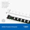 imageTapo Smart WiFi Power Strip 6 Individually Controlled Smart Outlets and 3 USB Ports with Surge Protection Matter Works wAlexa Google Home Siri ampamp Bixby No Hub Needed Tapo P316M
