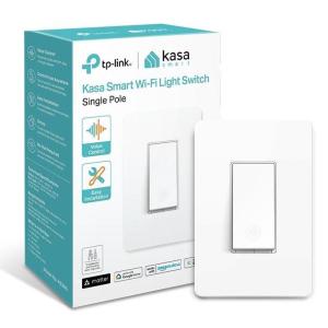 imageKasa Smart Light Switch HS200P3 Single Pole Needs Neutral Wire 24GHz WiFi Light Switch Works with Alexa and Google Home UL Certified No Hub Required 3Pack  WhiteWhite  Matter Compatible