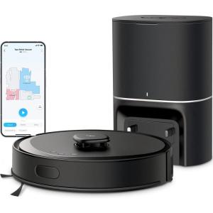 imageTapo LiDAR Smart Navigation Robot Vacuum and Mop with SelfEmptying Dock 5300Pa Max 97 Dust Pickup Rate Customizable Cleaning SelfCharging Compatible with Alexa ampamp Google Home RV30 Max PlusVacuum w Self Empty Dock