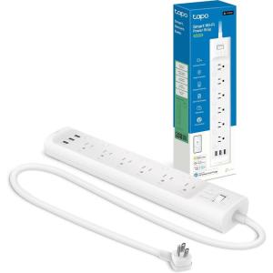 imageTapo Smart WiFi Power Strip 6 Individually Controlled Smart Outlets and 3 USB Ports with Surge Protection Matter Works wAlexa Google Home Siri ampamp Bixby No Hub Needed Tapo P316M