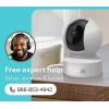 imageKasa Indoor PanTilt Smart Security Camera 1080p HD DogCamera24GHz with Night VisionMotion Detection for Baby and Pet Monitor Cloud ampamp SD Card Storage Works with Alexaampamp Google Home EC70 WhiteWhite