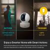 imageKasa Indoor PanTilt Smart Security Camera 1080p HD DogCamera24GHz with Night VisionMotion Detection for Baby and Pet Monitor Cloud ampamp SD Card Storage Works with Alexaampamp Google Home EC70 WhiteWhite