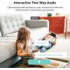 imageKasa Indoor PanTilt Smart Security Camera 1080p HD DogCamera24GHz with Night VisionMotion Detection for Baby and Pet Monitor Cloud ampamp SD Card Storage Works with Alexaampamp Google Home EC70 WhiteWhite