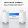 imageTPLink  BE63 TriBand WiFi 7 BE10000 Whole Home Mesh System  6Stream 10 Gbps 4x25G Ports Wired Backhaul 4x Smart Internal Antennas VPN MUMIMO HomeShield Free Expert Support 3PackWiFi 7 BE10000