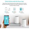 imageTPLink  BE63 TriBand WiFi 7 BE10000 Whole Home Mesh System  6Stream 10 Gbps 4x25G Ports Wired Backhaul 4x Smart Internal Antennas VPN MUMIMO HomeShield Free Expert Support 3PackWiFi 6E  AXE5400