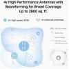imageTPLink BE10000 WiFi 7 Range Extender RE653BE  10 Gbps TriBand Wireless Repeater  25 Gbps Ethernet Port  Internet Signal Booster for Home  Up to 2800 sqft 128 Devices  6 GHz MLO EasyMeshTriBand WiFi 6E  AXE5400