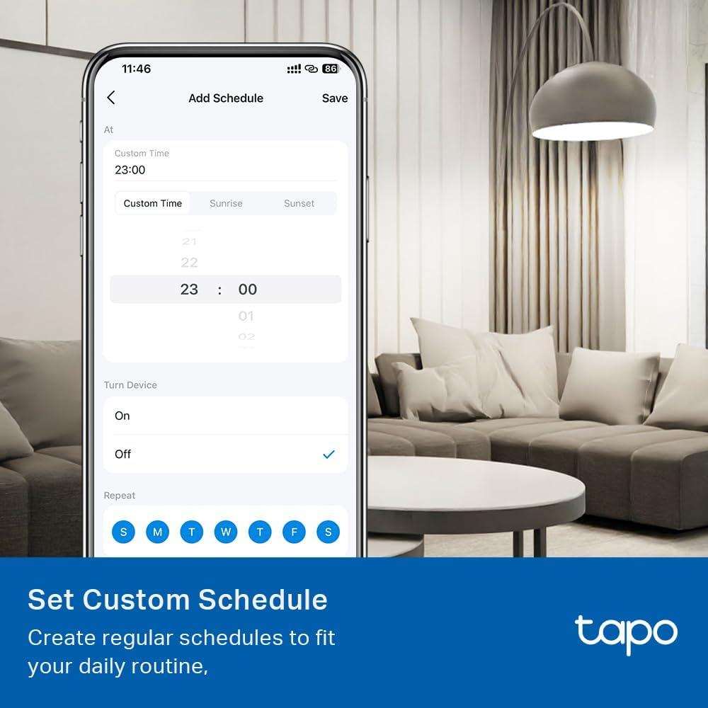 imageTapo TPLink Smart Light Bulbs  Natural Daylight Dimmable Compatible wAlexa and Google Home A60 BulbE27 Base 60W Equivalent 800LM CRIampgt90 24GHz WiFi Only No Hub Required L520E4Pack800lm 4000k Daylight White