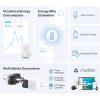 imageTPLink Tapo Smart Plug Mini Matter Compatible Compatible with Alexa Google Home ampamp Samsung SmartThings Energy Monitoring 15A UL Certified 24G WiFi Only Tapo P110M4PackMatter Compatible