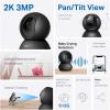 imageTapo 2K 3MP PanTilt IndoorOutdoor Security Camera  Free PersonBaby Cry Detect ampamp Motion Track 360 Pan Color Night Vision SDCloud Storage Works wAlexa ampamp Google Home HybridCam 360 2PackBlack