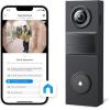 imageTapo Smart Video Wireless Doorbell Camera Mini  2K 160 UltraWide View Up to 180 Days Battery HomeKit Alexa Google Assistant Compatible Free AI Person Detection IP54 SDCloud Storage D205Battery Powered  Doorbell only