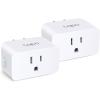 imageTPLink Tapo Smart Plug Mini Matter Compatible Compatible with Alexa Google Home ampamp Samsung SmartThings Energy Monitoring 15A UL Certified 24G WiFi Only Tapo P110M4PackMatter Compatible