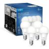 imageTapo TPLink Smart Light Bulbs  Natural Daylight Dimmable Compatible wAlexa and Google Home A60 BulbE27 Base 60W Equivalent 800LM CRIampgt90 24GHz WiFi Only No Hub Required L520E4Pack800lm 4000k Daylight White
