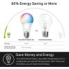 imageKasa Smart Light Bulbs Full Color Changing Dimmable Smart WiFi Bulbs Compatible with Alexa and Google Home A19 9W 800 Lumens24Ghz only No Hub Required 4 Count Pack of 1 Multicolor KL125P4800 Lumens  4Pack