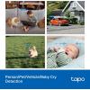 imageTapo 3K 5MP PanTilt IndoorOutdoor Security Camera Free PersonVehicleBaby Cry Detect ampamp 360 Motion Track Color Night SDCloud Wrks wAlexa ampamp Google Home 24 GHz WiFi HybridCam 3603K 5MP