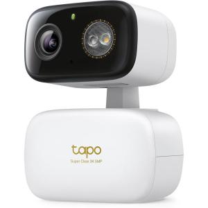 imageTapo 3K 5MP PanTilt IndoorOutdoor Security Camera Free PersonVehicleBaby Cry Detect ampamp 360 Motion Track Color Night SDCloud Wrks wAlexa ampamp Google Home 24 GHz WiFi HybridCam 3603K 5MP
