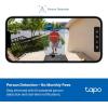 imageTapo TPLink C400 KIT Outdoor Battery Camera wSolar Panel Base Wireless 1080P Free PersonVehicle Detection SDCloud Storage Color Night Vision No Hub Needed Works wAlexaWhite