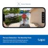 imageTapo TPLink C400 KIT Outdoor Battery Camera wSolar Panel Base Wireless 1080P Free PersonVehicle Detection SDCloud Storage Color Night Vision No Hub Needed Works wAlexaWhite