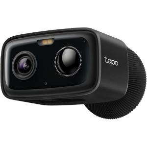 imageTapo TPLink C400 KIT Outdoor Battery Camera wSolar Panel Base Wireless 1080P Free PersonVehicle Detection SDCloud Storage Color Night Vision No Hub Needed Works wAlexaBlack