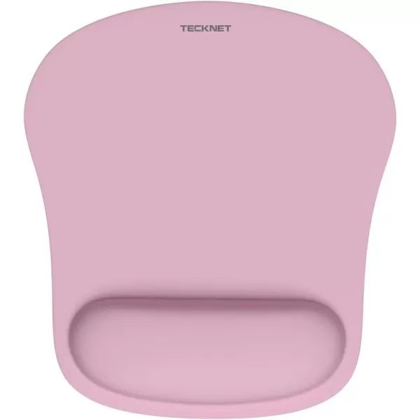 TECKNET Mouse Pad with Wrist Support Ergonomic Gaming Mouse Pad Pain Relief Portable Comfortable Mousepad for Computer Laptop Office Home  NonSlip Base Waterproof Surface  GreenPink