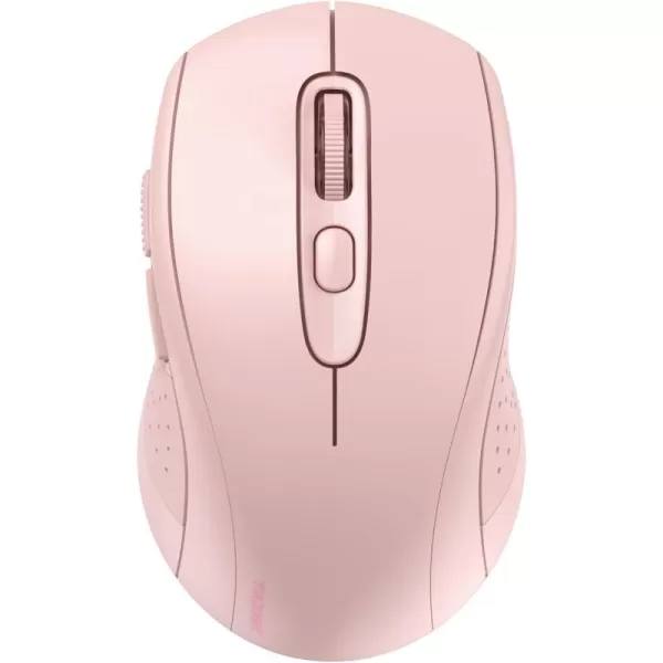 TECKNET Bluetooth Mouse Wireless Mouse Bluetooth for Laptop 2in1BT 503024Ghz Computer Mouse Portable PC Mouse Wireless with USB Receiver for Mac Compatible with MacBook Pro Air ChromebookPink