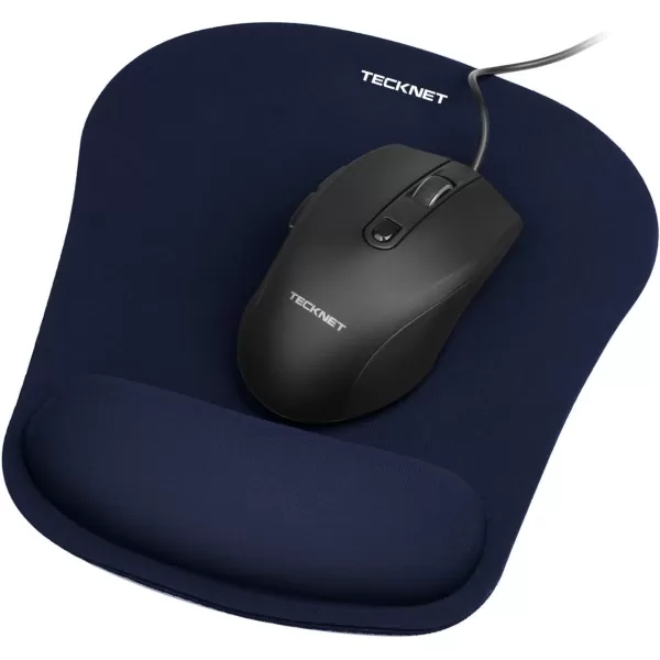 TECKNET 2 Pack Mouse Pad with Wrist Support Ergonomic Gaming Mouse Pad Pain Relief Portable Comfortable Mousepad for Computer Laptop Office Home NonSlip Base Waterproof Surface  Pink2 Pack