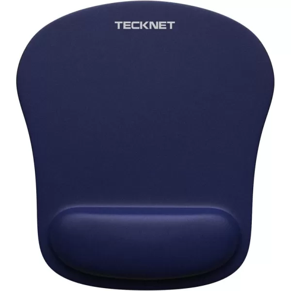 TECKNET 2 Pack Mouse Pad with Wrist Support Ergonomic Gaming Mouse Pad Pain Relief Portable Comfortable Mousepad for Computer Laptop Office Home NonSlip Base Waterproof Surface  PinkBlue