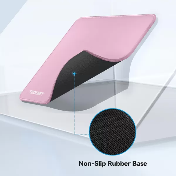 TECKNET 3 Pack Mouse Pad with Antifray Stitchin Waterproof Surface ampamp NonSlip Rubber Base with Stitched Edges Gaming Mouse Mat for LaptopCompatible with Laser and Optical Mice  Dark Purple GalaxyPink