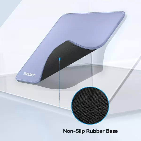 TECKNET 3 Pack Mouse Pad with Antifray Stitchin Waterproof Surface ampamp NonSlip Rubber Base with Stitched Edges Gaming Mouse Mat for LaptopCompatible with Laser and Optical Mice  Dark Purple GalaxyLTBLUE