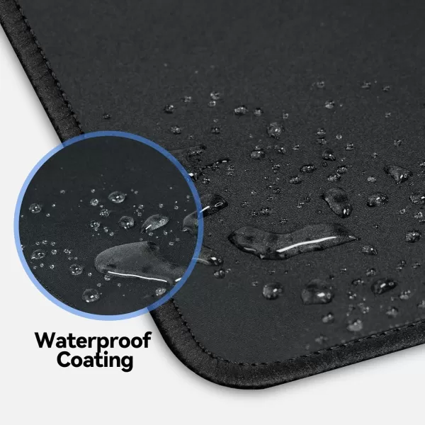 TECKNET 3 Pack Mouse Pad with Antifray Stitchin Waterproof Surface ampamp NonSlip Rubber Base with Stitched Edges Gaming Mouse Mat for LaptopCompatible with Laser and Optical Mice  Dark Purple GalaxyFerrous