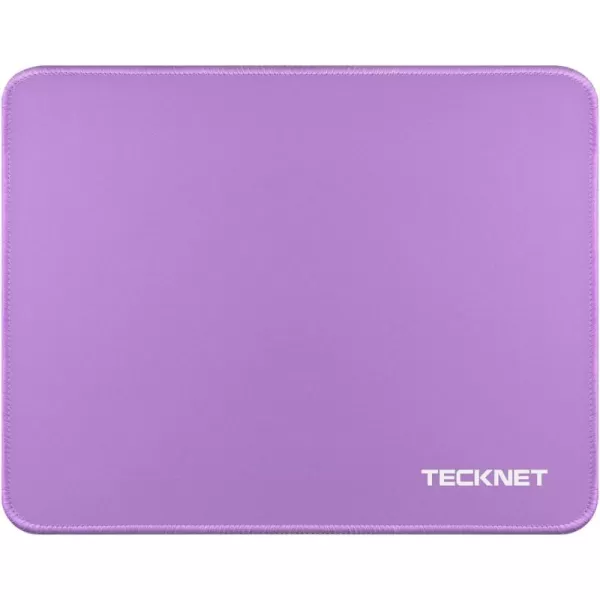 TECKNET 3 Pack Mouse Pad with Antifray Stitchin Waterproof Surface ampamp NonSlip Rubber Base with Stitched Edges Gaming Mouse Mat for LaptopCompatible with Laser and Optical Mice  Dark Purple GalaxyLTPURPLE