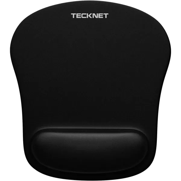 imageTECKNET Mouse Pad with Wrist Support Ergonomic Gaming Mouse Pad Pain Relief Portable Comfortable Mousepad for Computer Laptop Office Home  NonSlip Base Waterproof Surface  Blue AstronautBlack