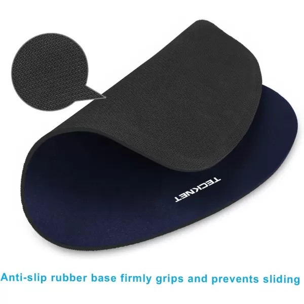 imageTECKNET Mouse Pad with Wrist Support Ergonomic Gaming Mouse Pad Pain Relief Portable Comfortable Mousepad for Computer Laptop Office Home  NonSlip Base Waterproof Surface  Blue AstronautBlue