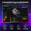 imageTECKNET Wireless Gaming Mouse 8000 DPI Optical Sensor RGB Backlit Ultra Lightweight 6 Programmable Buttons Rechargeable 24G CordlessampampWired Mouse 100Hrs Battery Life for Laptop PC Mac  BlackBlack
