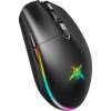 imageTECKNET Wireless Gaming Mouse 8000 DPI Optical Sensor RGB Backlit Ultra Lightweight 6 Programmable Buttons Rechargeable 24G CordlessampampWired Mouse 100Hrs Battery Life for Laptop PC Mac  BlackBlack